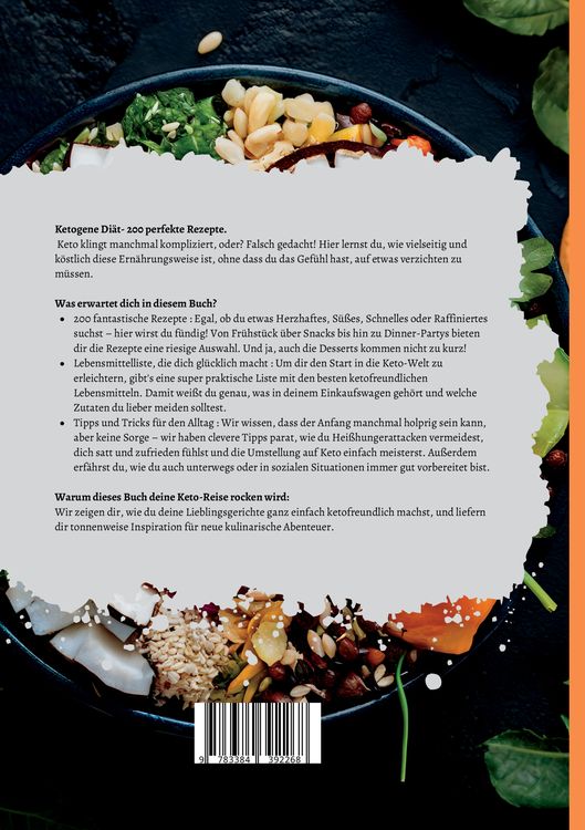 Produktbild: Ketogene Ern&auml;hrung- 200 Rezepte f&uuml;r deine Keto Di&auml;t.