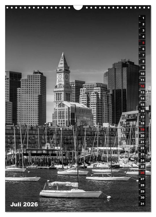 Produktbild: STADTBILDER Monochrome Momente (Wandkalender 2026 DIN A3 hoch), CALVENDO Monatskalender