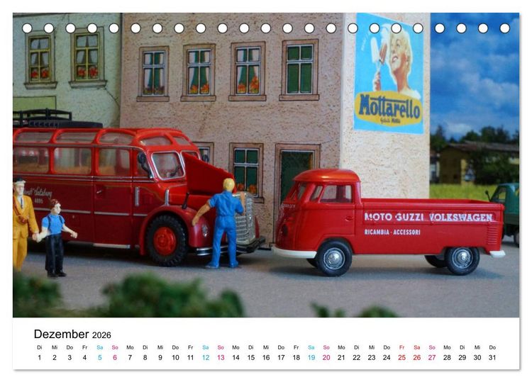 Produktbild: Bella Italia im Modell (Tischkalender 2026 DIN A5 quer), CALVENDO Monatskalender