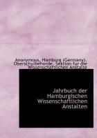 Produktbild: Jahrbuch Der Hamburgischen Wissenschaftlichen Anstalten