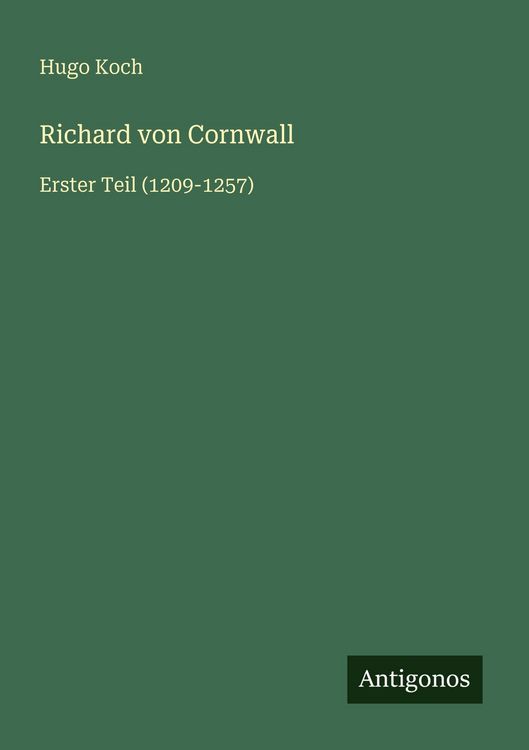 Produktbild: Richard von Cornwall
