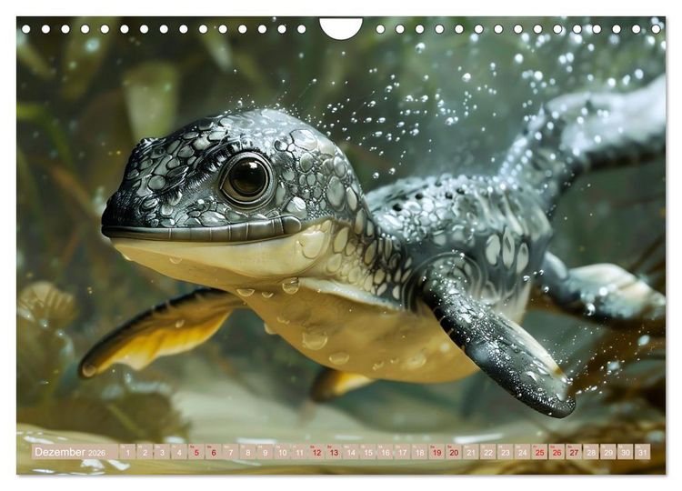 Produktbild: Dino-Babys (Wandkalender 2026 DIN A4 quer), CALVENDO Monatskalender