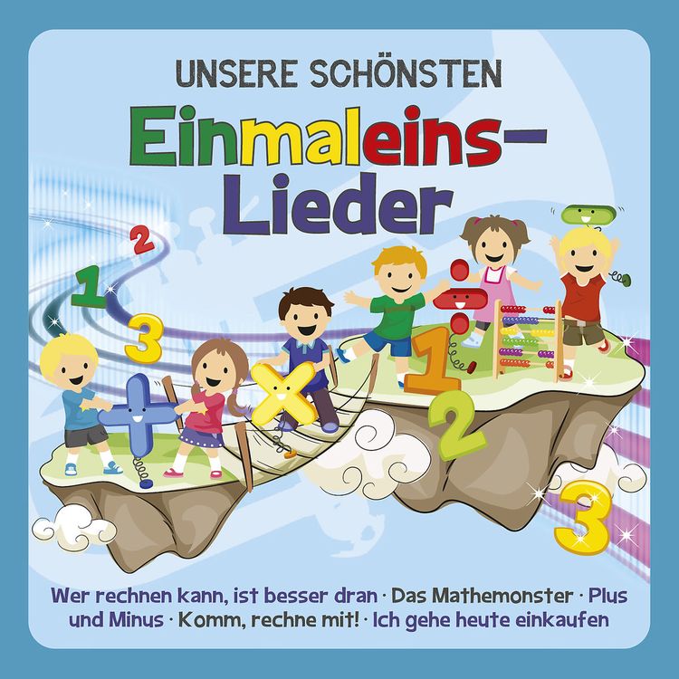 Produktbild: UNSERE SCH&Ouml;NSTEN Einmaleins-Lieder