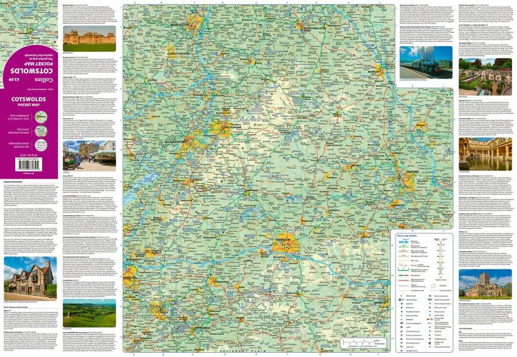 Produktbild: Cotswolds Pocket Map