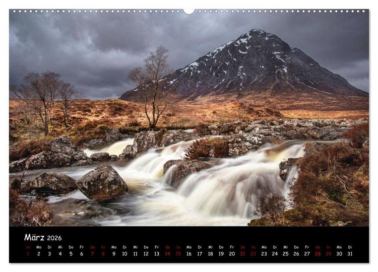Produktbild: Schottland zum Verlieben (hochwertiger Premium Wandkalender 2026 DIN A2 quer), Kunstdruck in Hochglanz