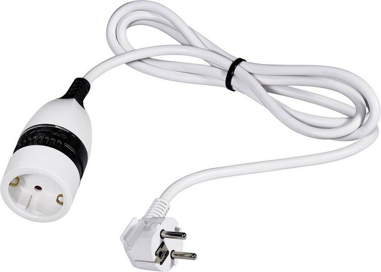 Produktbild: Segula 50133 Strom Verl&auml;ngerungskabel Wei&szlig; 1.40 m H05VV-F 3G 1,5 mm&sup2;