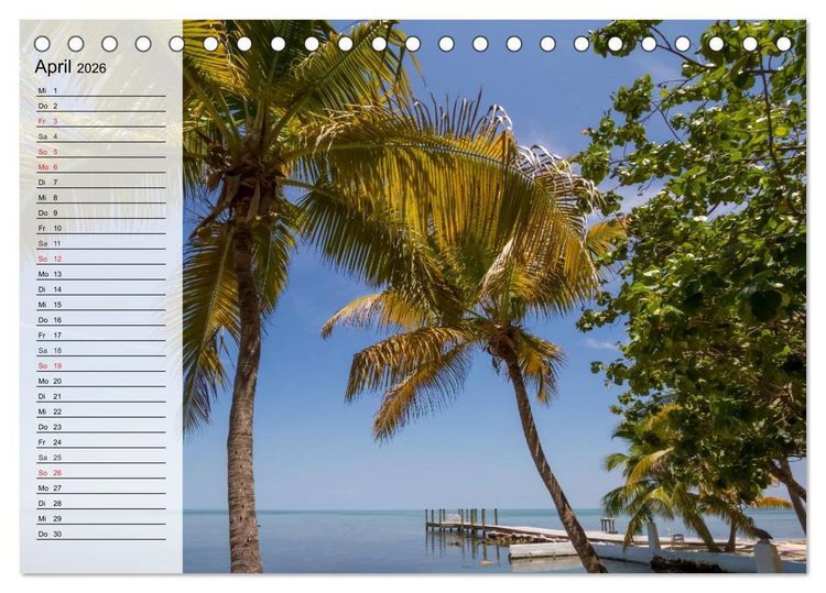 Produktbild: FLORIDA Idyllischer Sonnenscheinstaat (Tischkalender 2026 DIN A5 quer), CALVENDO Monatskalender