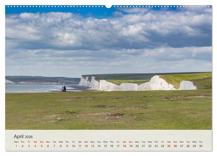 Produktbild: Eastbourne 2026 (High Quality Premium Wall Calendar 2026 DIN A2 landscape),CALVENDO 12 Month Wall Calendar