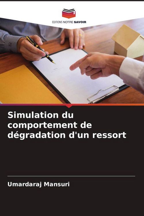 Produktbild: Simulation du comportement de d&eacute;gradation d'un ressort