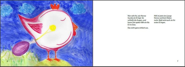 Produktbild: Hilli legt ihr erstes Ei - Das Bilderbuch vom Lernen. F&uuml;r alle Kinder, die gro&szlig;e Pl&auml;ne haben.