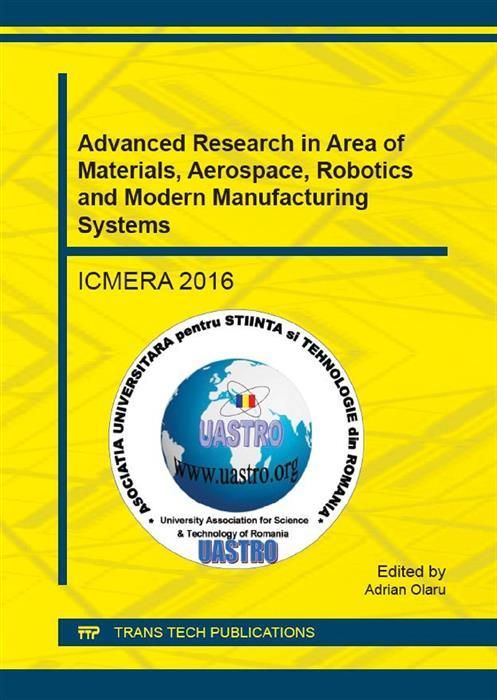 Produktbild: Advanced Research in Area of Materials, Aerospace, Robotics and Modern Manufacturing Systems