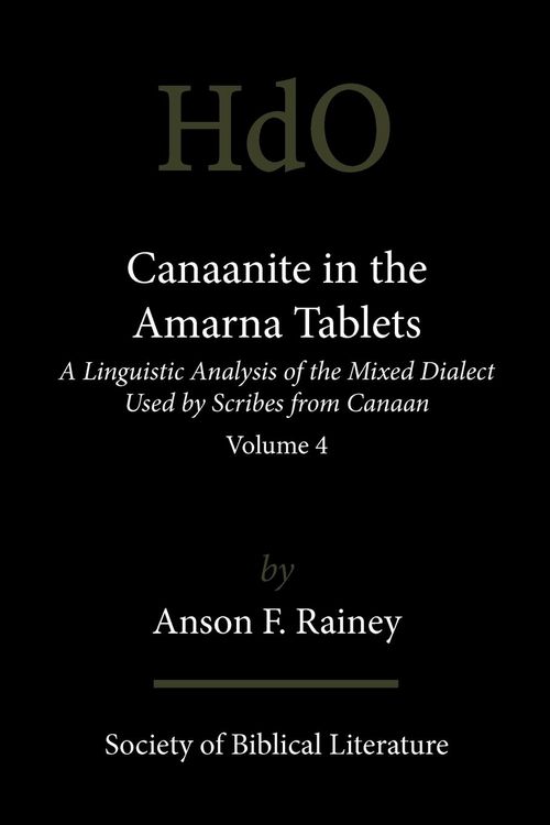 Produktbild: Canaanite in the Amarna Tablets