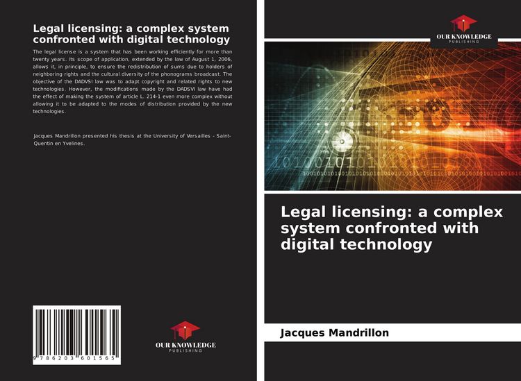 Produktbild: Legal licensing: a complex system confronted with digital technology