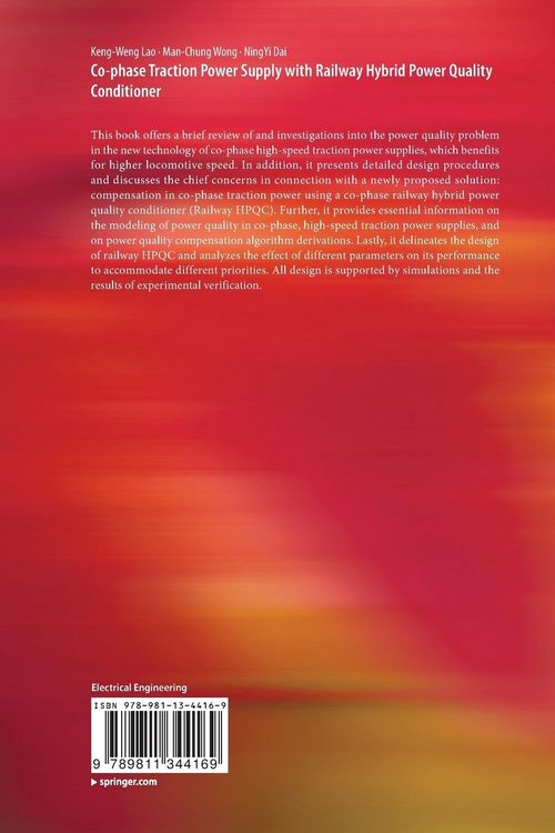 Produktbild: Co-phase Traction Power Supply with Railway Hybrid Power Quality Conditioner