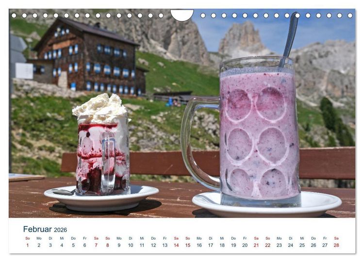 Produktbild: Die Dolomiten - Wanderung durch den Naturpark Schlern-Rosengarten (Wandkalender 2026 DIN A4 quer), CALVENDO Monatskalender