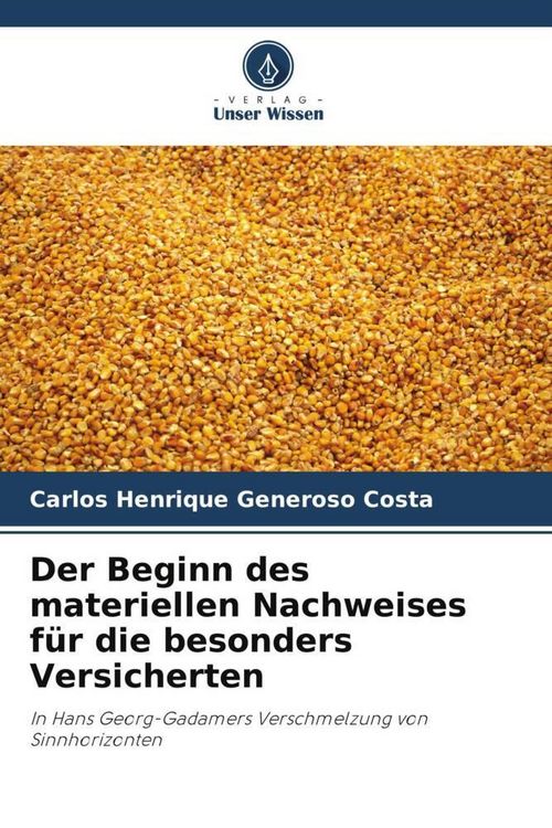 Produktbild: Der Beginn des materiellen Nachweises f&uuml;r die besonders Versicherten