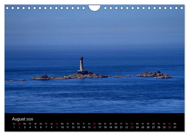 Produktbild: S&uuml;dwestengland (Wandkalender 2026 DIN A4 quer), CALVENDO Monatskalender