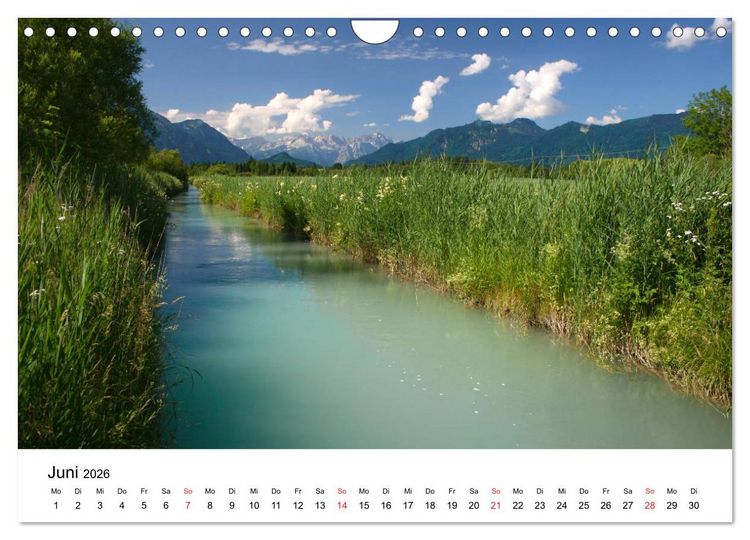 Produktbild: Berge und Seen rund um die Zugspitze (Wandkalender 2026 DIN A4 quer), CALVENDO Monatskalender