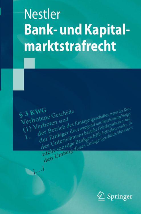 Produktbild: Bank- und Kapitalmarktstrafrecht