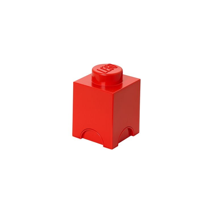 Produktbild: LEGO® Aufbewahrungsstein 1 Noppe Rot