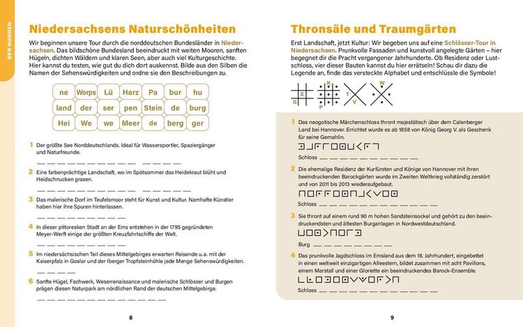 Produktbild: Reise durch Deutschland I Wissen in R&auml;tseln