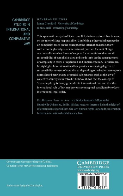 Produktbild: Complicity and the Law of State Responsibility