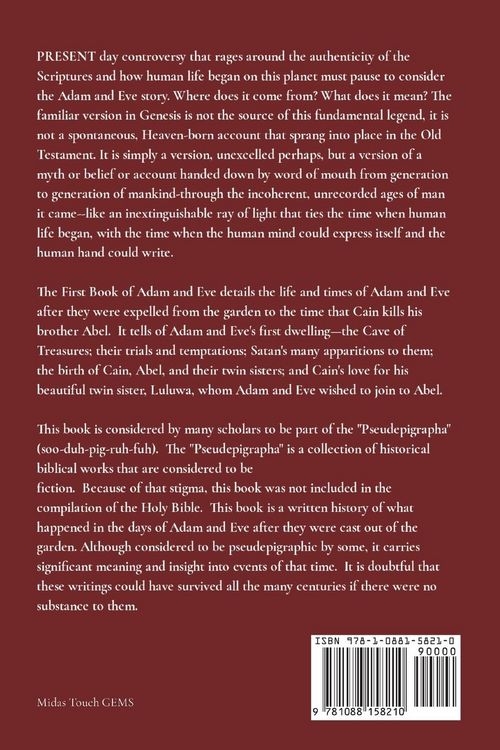 Produktbild: The First Book of Adam and Eve with biblical insights and commentary - 4 of 7 Chapters 47 - 57