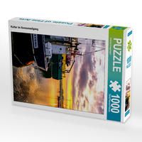 Produktbild: CALVENDO Puzzle Kutter im Sonnenaufgang 1000 Teile Lege-Gr&ouml;&szlig;e 48 x 64 cm Foto-Puzzle Bild von Andrea Dreegmeyer