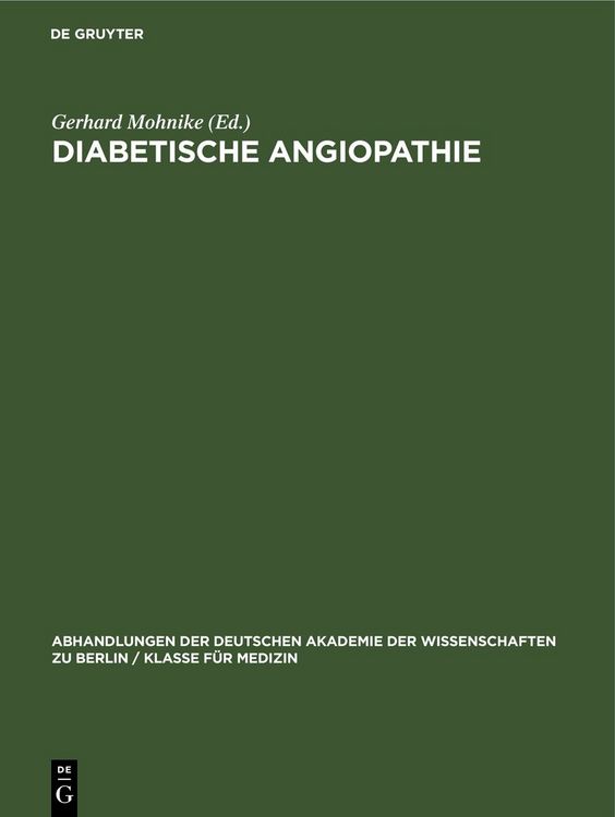 Produktbild: Diabetische Angiopathie