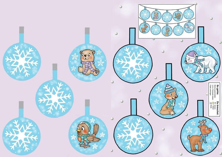 Produktbild: Das Ausschneide-Bastelbuch &ndash; Funkelnder Winterzauber