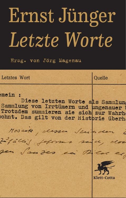 Produktbild: Letzte Worte