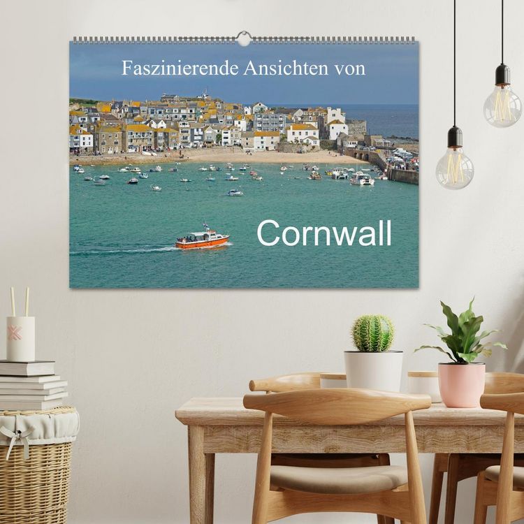 Produktbild: Faszinierende Ansichten von Cornwall (Wandkalender 2026 DIN A2 quer), CALVENDO Monatskalender