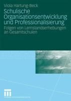 Produktbild: Schulische Organisationsentwicklung und Professionalisierung