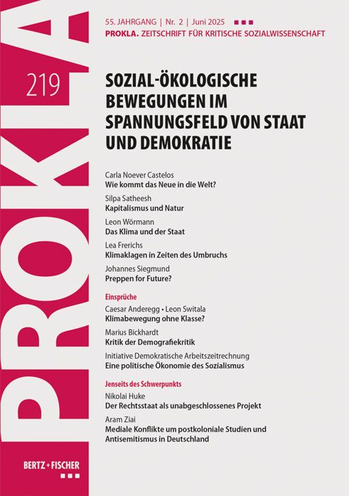Produktbild: Sozial-ökologische Bewegungen im Spannungsfeld von Staat und Demokratie