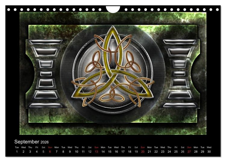 Produktbild: Celtic Symbols (Wall Calendar 2026 DIN A4 landscape), CALVENDO 12 Month Wall Calendar