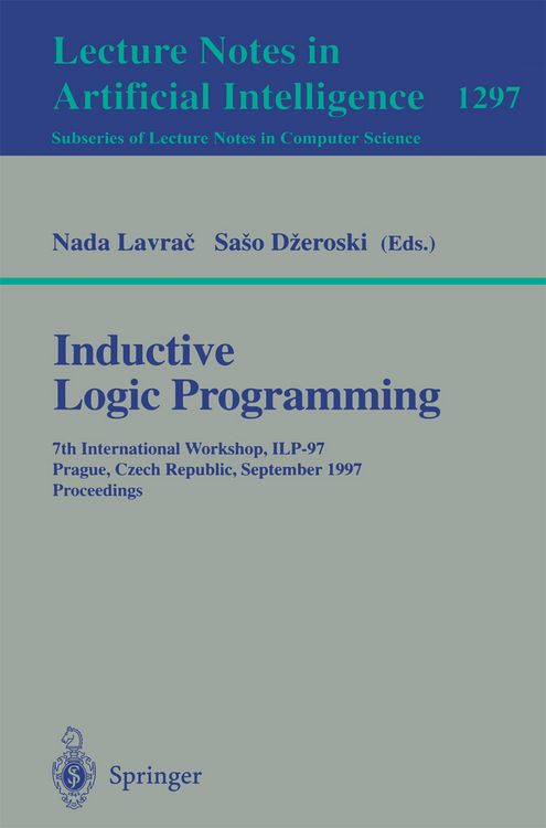 Produktbild: Inductive Logic Programming