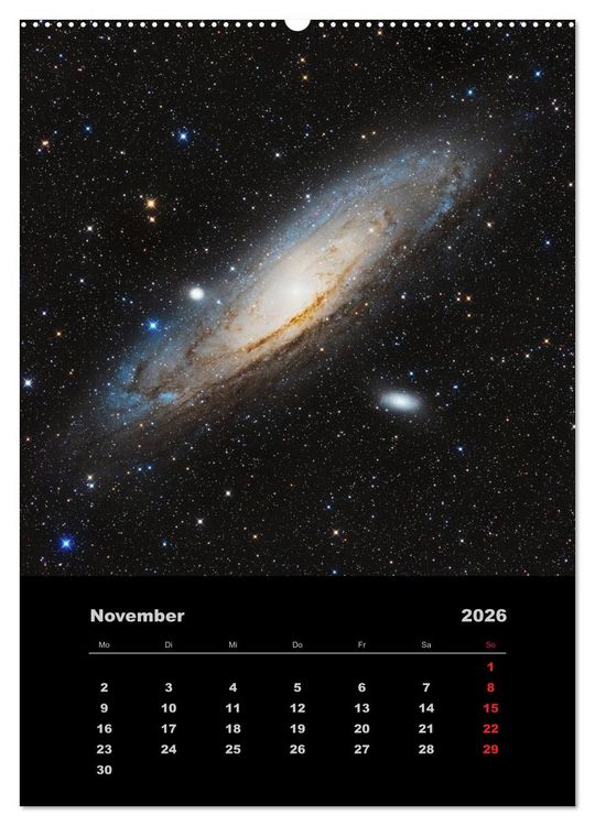 Produktbild: Astronomie 2026 (Wandkalender 2026 DIN A2 hoch), CALVENDO Monatskalender
