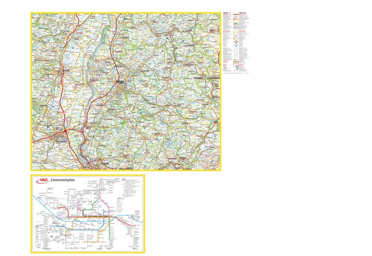 Produktbild: Falk Stadtplan Extra Freiburg 1:17.500