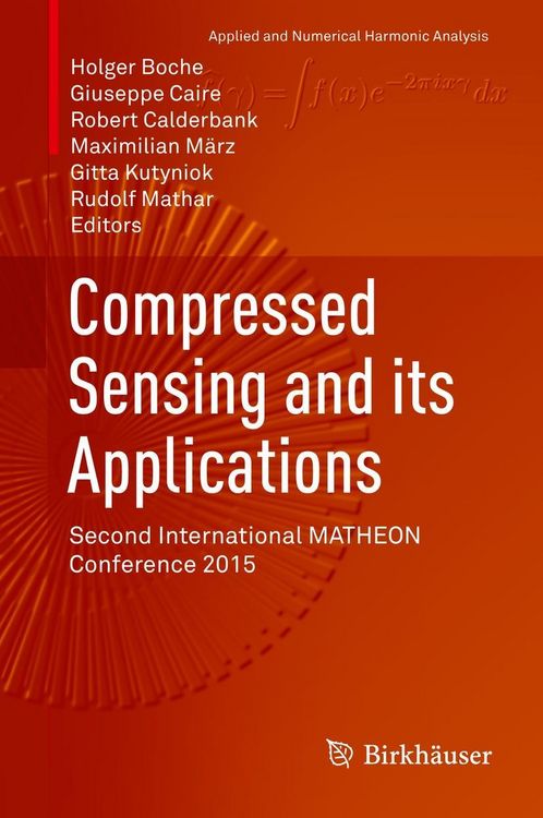 Produktbild: Compressed Sensing and its Applications