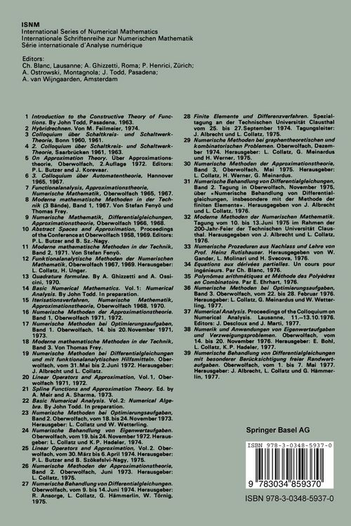 Produktbild: Numerische Methoden bei Optimierungsaufgaben Band 3