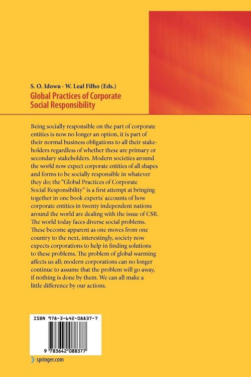 Produktbild: Global Practices of Corporate Social Responsibility