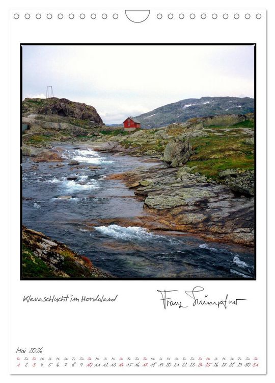 Produktbild: Norwegen analog (Wandkalender 2026 DIN A4 hoch), CALVENDO Monatskalender