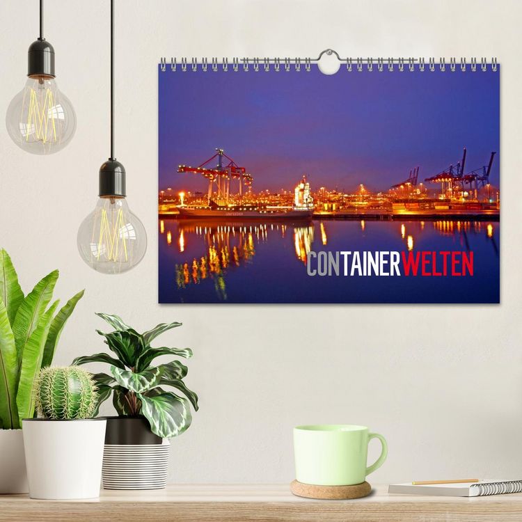 Produktbild: Containerwelten (Wandkalender 2026 DIN A4 quer), CALVENDO Monatskalender