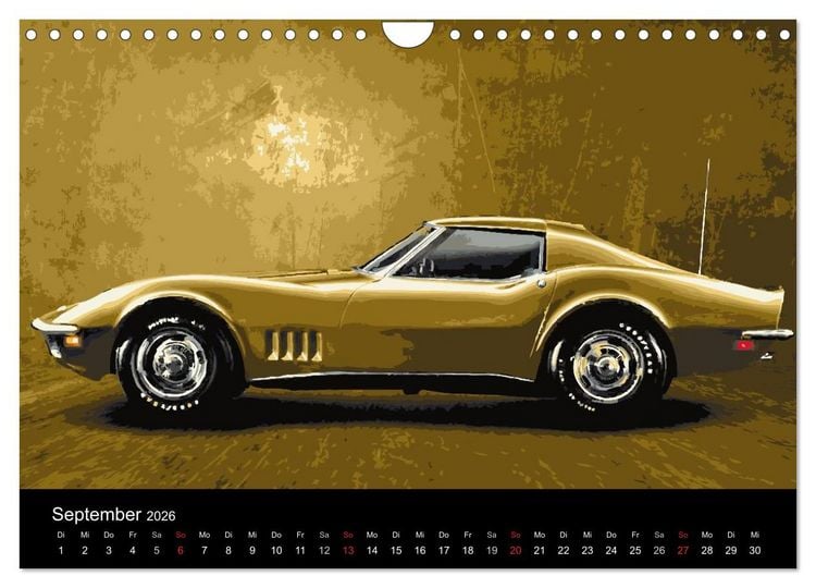 Produktbild: DIE GLORREICHEN ZW&Ouml;LF (Wandkalender 2026 DIN A4 quer), CALVENDO Monatskalender