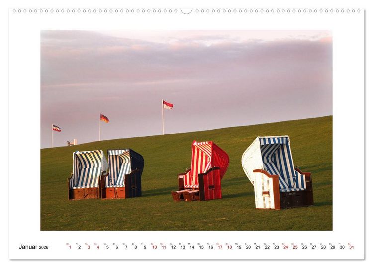 Produktbild: Liebenswertes Dithmarschen (hochwertiger Premium Wandkalender 2026 DIN A2 quer), Kunstdruck in Hochglanz