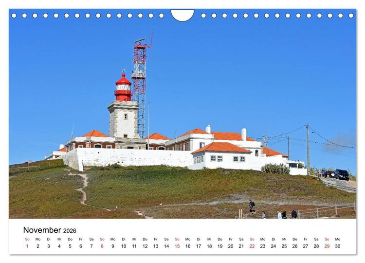 Produktbild: LISSABON und die Atlantikk&uuml;ste (Wandkalender 2026 DIN A4 quer), CALVENDO Monatskalender