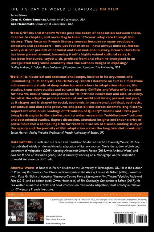 Produktbild: The History of French Literature on Film