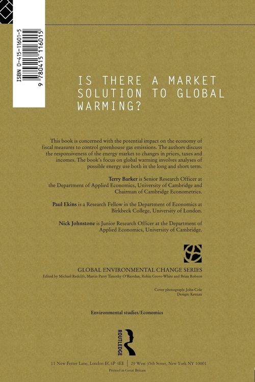 Produktbild: Global Warming and Energy Demand