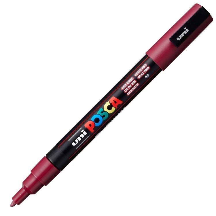 Produktbild: uni-ball Marker uni POSCA PC-3M weinrot