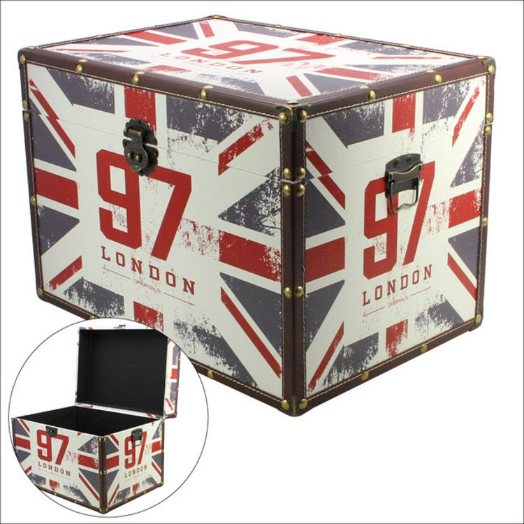 Produktbild: Schatzkiste Motiv Union Jack, gro&szlig;